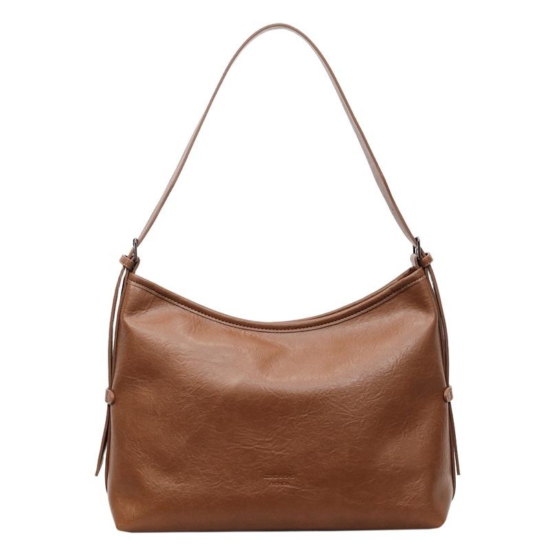 Geantă de umăr casual de nișă, la modă, simplă și elegantă, cu capacitate mare, geantă tip găleată