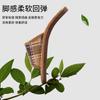Rattan elderly slippers summer indoor home home floor non-slip four seasons linen straw old-fashioned cool slippers men