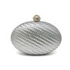 Oval Shape Hard Shell Crossbody Bag Egg-Shaped Braided Handbag Luxury Evening Clutch Bag  Gift