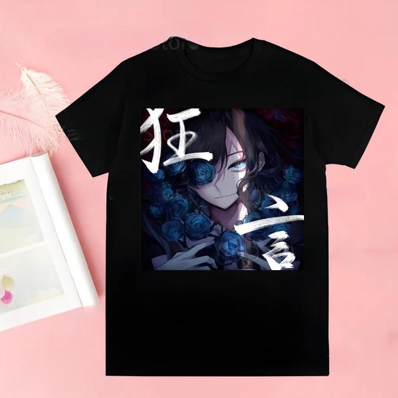 

Ado Tshirt Printed Unisex Short Sleeve T Shirt Cool Cartoon Casual T-shirt Streetwear Tops Women Clothing Y2k Top M