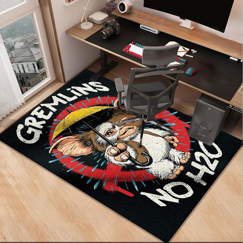 Mysterious Little Monster Office Rug Chair Mat, Game Carpet, Suitable for Front Door, Bedroom, Living Room, Desk, Holiday Gift
