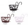 Sturdy Window Sill Railings Balcony Guardrail Hanging Flower Pot Rack Planter Pot Stand