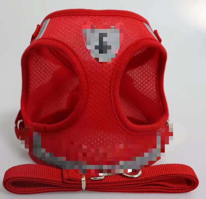 Reflective Plaid Pet Harness and Leash Set - Anti-Pulling and Breathable for Cats and Dogs