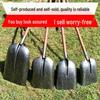 Heavy-Duty All-Steel Large Iron Shovel for Coal, Snow, Manure, and Grain