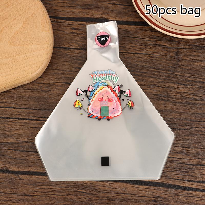 

50 шт. прекрасный мультфильм для упаковки треугольных рисовых шариков мешок для суши своими руками суши форма для приготовления аксессуаров для бенто