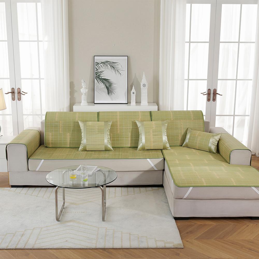 Sofa Mat Bamboo Mat Non-Slip Sofa Cushion Summer Summer Cool Pad Seat Cushion Sofa Cover Cover Cloth Summer