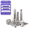 410 Stainless Steel Hex Head Self-Drilling Screws
