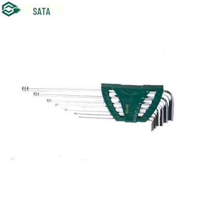 SATA 09109 7-Piece Extra Long Ball End Hex Key Wrench Set