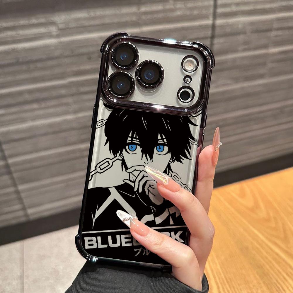 Anime B-Blues Locks Phone Case for Google Pixe 10 9 9A 8 8A 7 7A Pro XL 5G Anti-drop Transparent Soft Cover