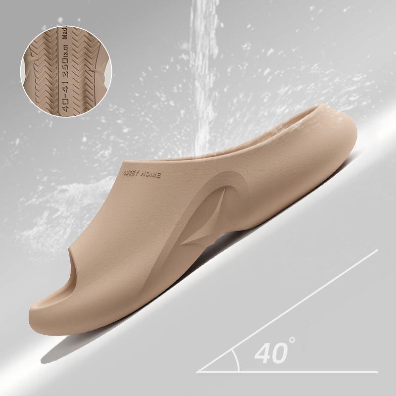 Fashion Shevalues Thick Sole Men Slippers Fashion Comfy Indoor House Shoes Non-Slips Outdoor Beach Sandals Summer Causal Male Slippers