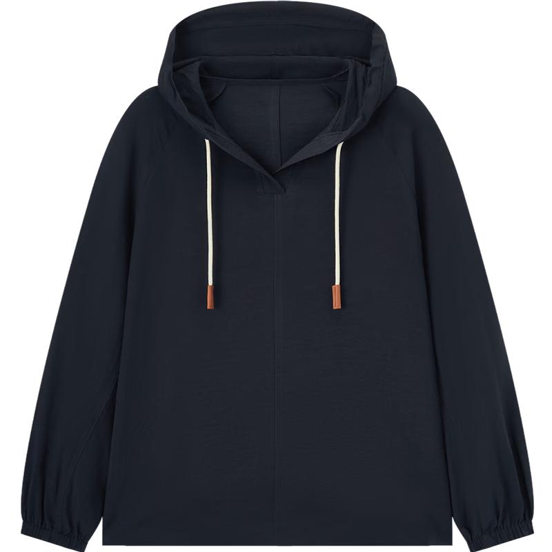 Aijutu Women s Simple Fashion Long-Sleeve Hooded Top S