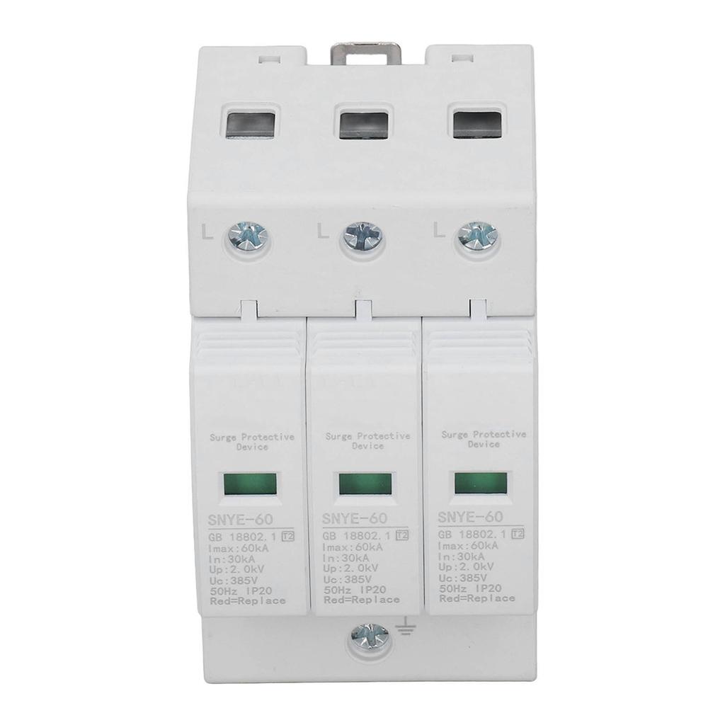 White Distribution Box Surge Protection Device IP20 Safe Simple Combiner Box Voltage Surge Arrester