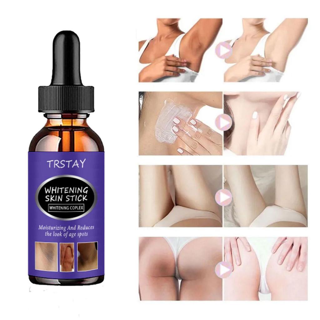 New Turmeric Oil Glow To Facial Lightening Serum For Black Brown Skin Leg Hand Body Whitening for Dark Skin Beauty Health