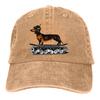 Dachshund Tank Commander The Baseball Cap Peaked capt Sport Unisex Outdoor Custom ww2 WWII World War 2 Hats