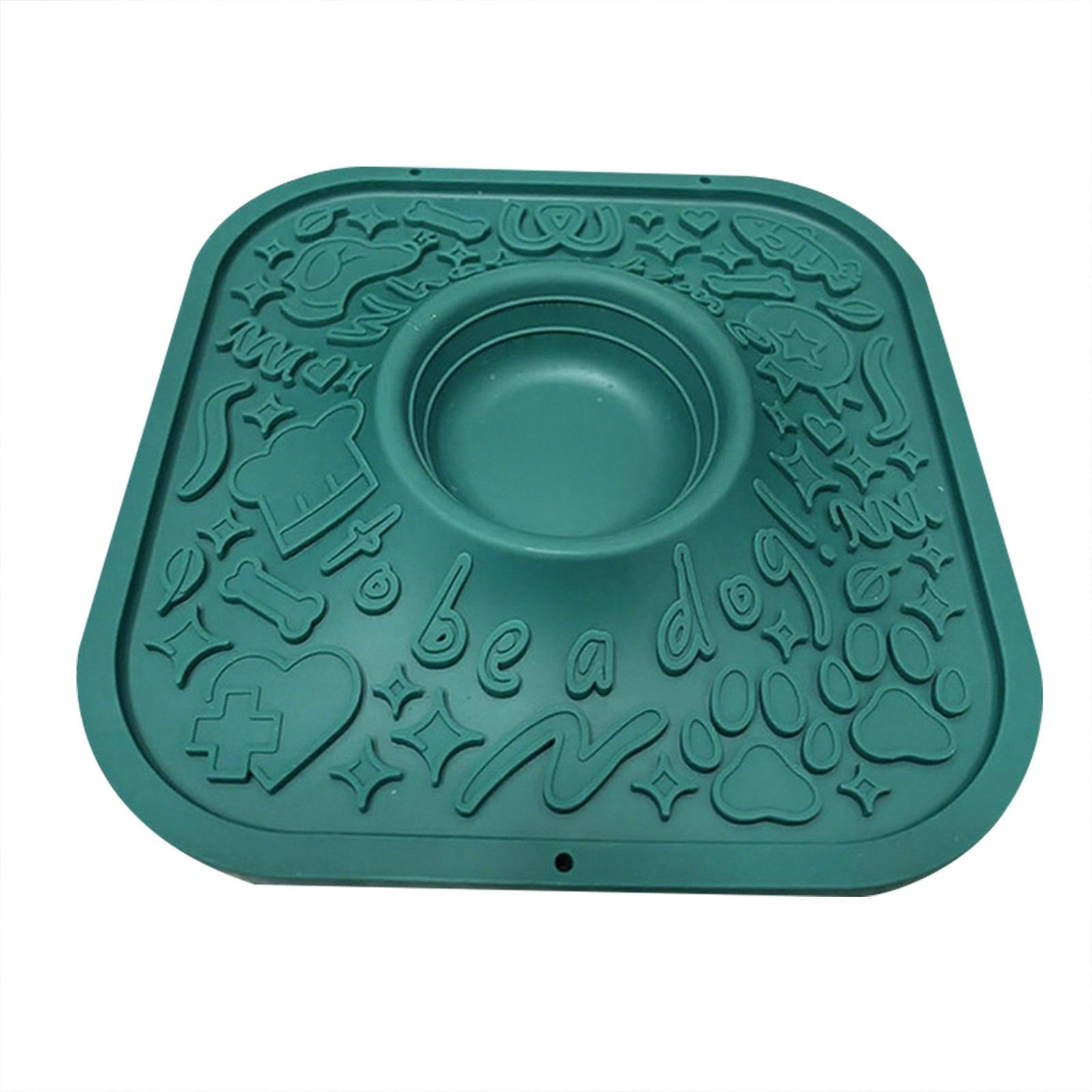 

Легко моющийся коврик для вылизывания для собак, Нескользящий коврик для медленного кормления, Бесплатный силиконовый коврик, Интерактивная игрушка для собак One Size