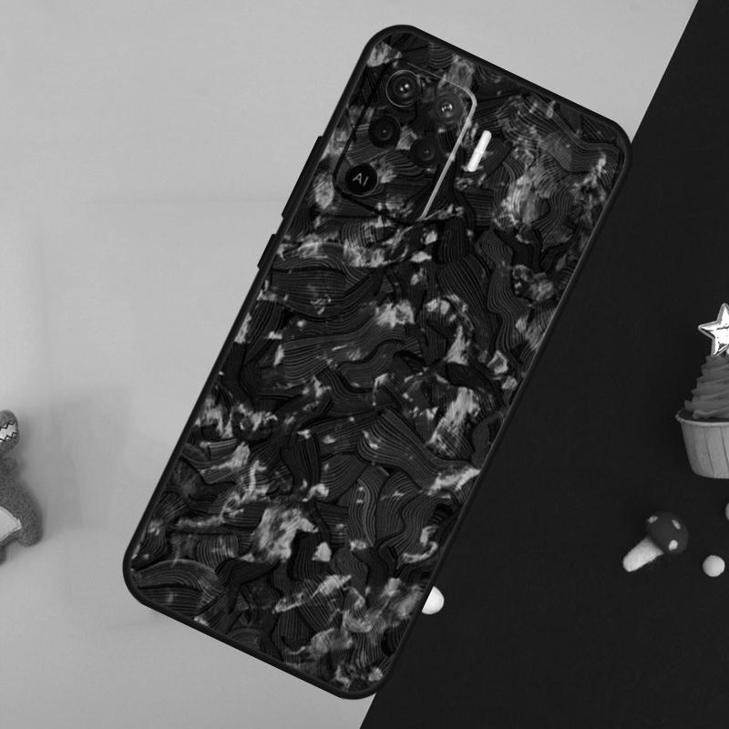 Forged Carbon Case For Oppo A96 A76 A16 A17 A57 A60 A40 A80 A18 A38 A58 A78 A98 A15 A54 A74 A94 A6 A5 Pro