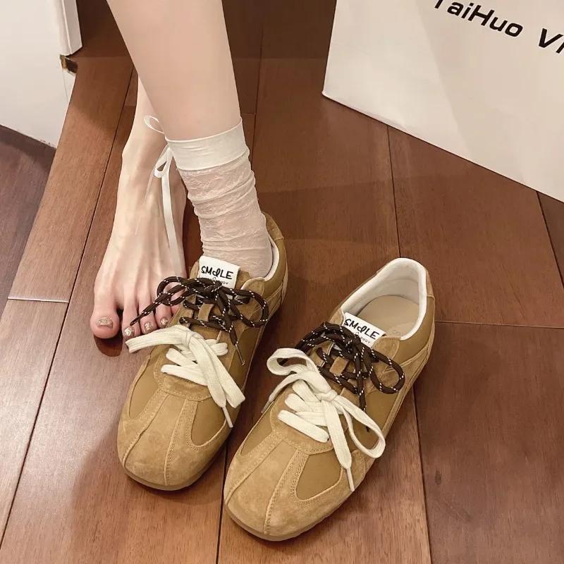 Fashion Autumn New Women Casual Sneakers Running Shoes 2024 Trend Luxury Designer Shoes Lace-up Sports Cozy Loafers Shoes Zapatos Mujer