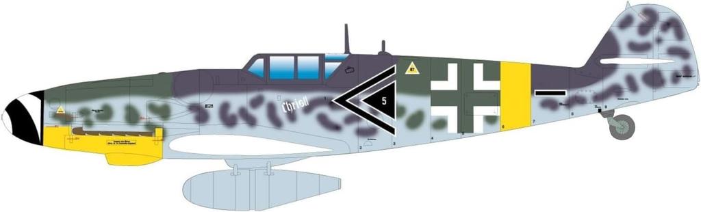 Platz 1/48 WWII German Messerschmitt Bf-109 G-6 52nd Fighter Wing Plastic Model Kit AE-33