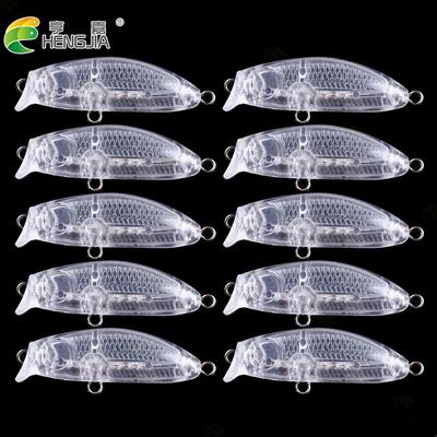 Minnow Lure Blank Hard Lure Bodies 42MM-3.1G-12# Blank Unpainted Lures DIY Isca Artificial Peche For Perch