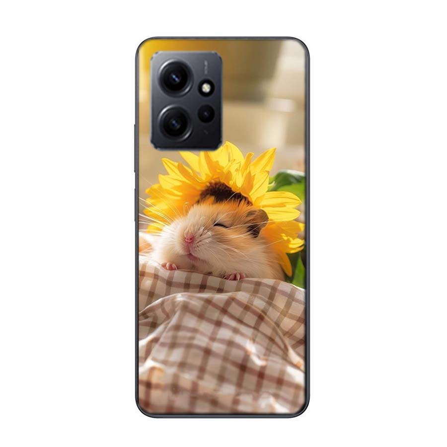 Hamsters With Hats Have Ears Phone Case For Redmi 12 13C 12C 15C 9 10 10C Note 13 Pro Plus 14 15 Pro 9T 9C 9A TPU Soft Cover Cle