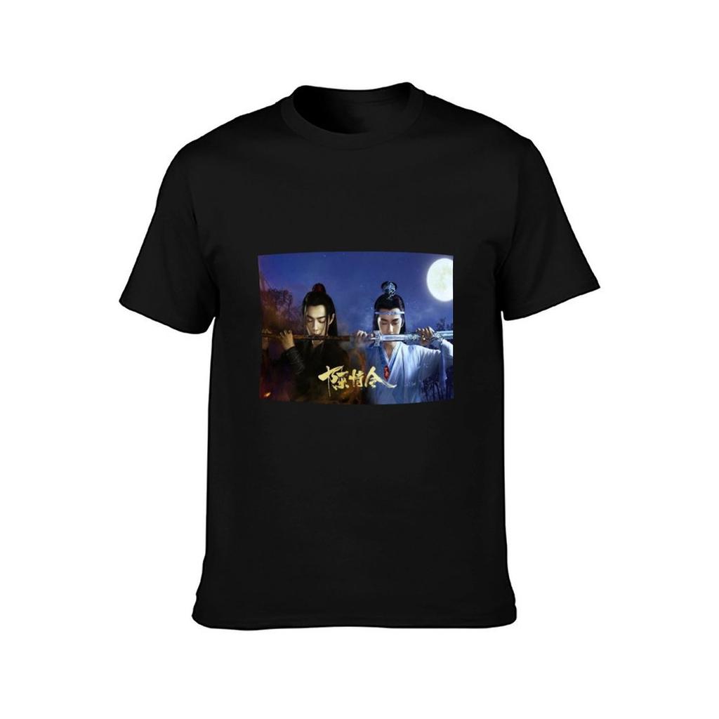 Das UNgezähmte TGCF T-Shirt Vintage Anime Shirt Baggy Shirts Vintage Kleidung Anime Kleidung Schwergewicht T-Shirts für Männer