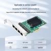 EB-LINK PCIe Gigabit 4-Port Network Card