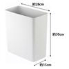 Yamazaki Trash Can Tower Square White 2915