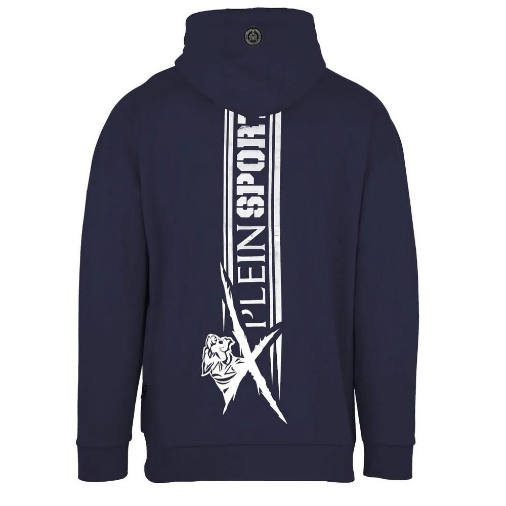Plein Sport Herren Kapuzenpullover mit großem Logo-Rückendruck