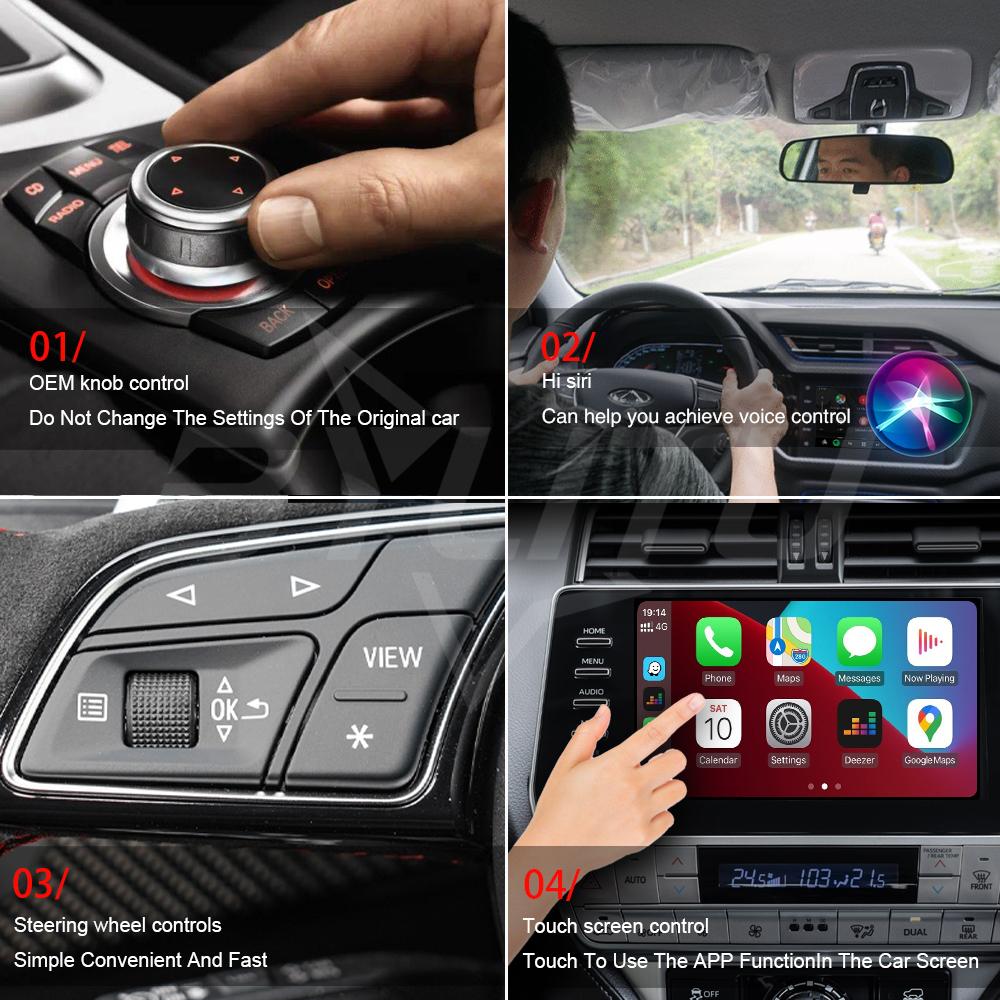 Wired To Wireless CarPlay Box Car Wired To Wireless CarPlay Adapter Car Universally PlugAndPlay