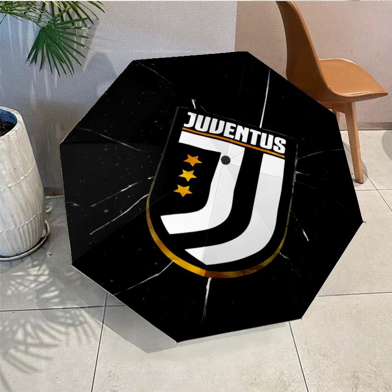 Juventus Endurance Poster Umbrella - Automatic Open/Close, Compact 8-Rib Lightweight Umbrella Essential for outdoorPicnic Accessory Fan Gifts