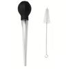 Turkey with Rubber Bulb and Cleaning Brush for Basting, Marinade and Oil Skimming