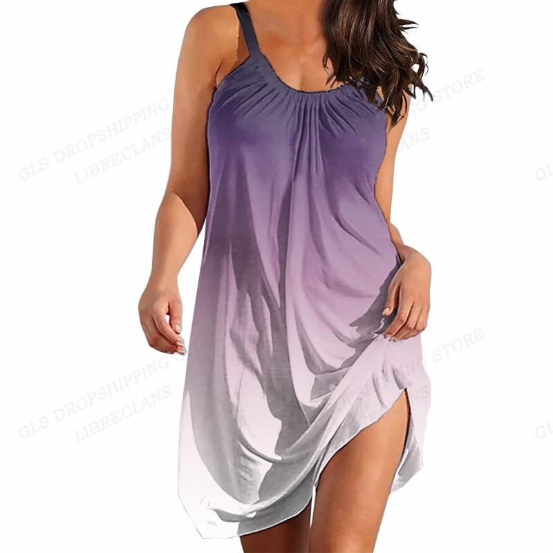 Yaz Kadın Elbise 2023 Moda İnce Askılı Elbiseler Parti Akşam Bohem Plaj Kelebek Elbise Midi Çiçekli Vestido Tatil