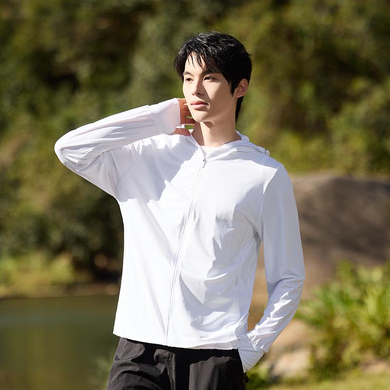 

Плащ для защиты от солнца из ледяного шелка: Унисекс Эластичная Шаль с Перчатками, Короткая Куртка Большого Размера для Рыбалки и Летней Носки 3XL