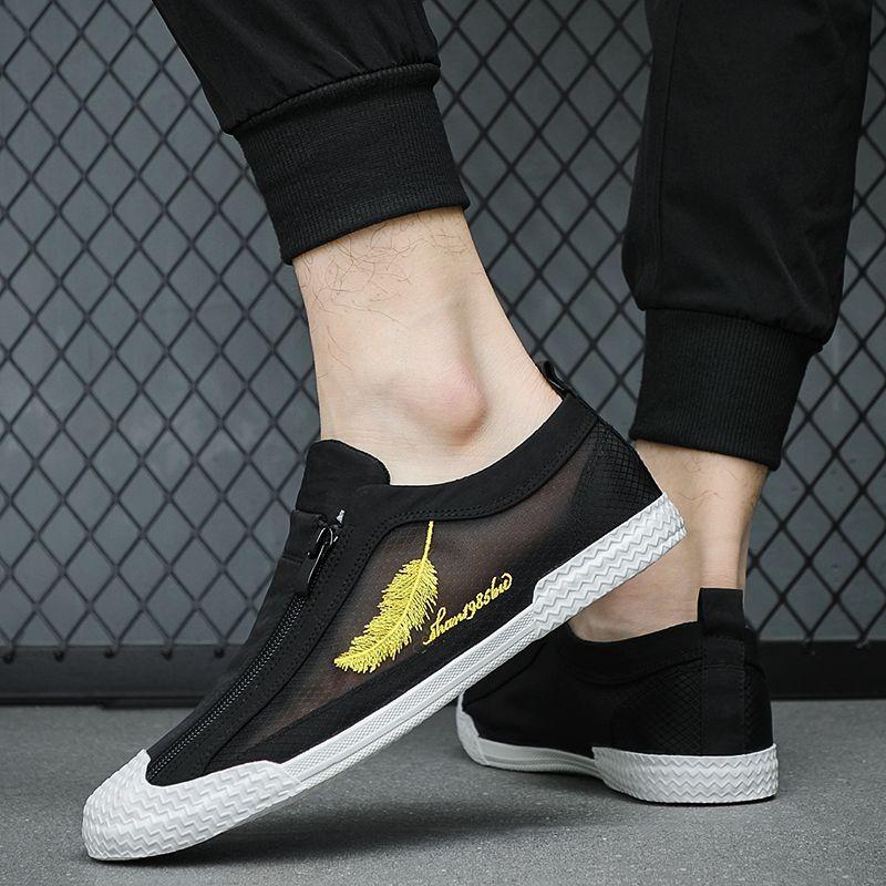 Дизайнерские мужские кроссовки с защитным носком — фото 3