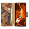 For iPhone 11 Pro Leather Case Floral Printing Stand Wallet Phone Cover