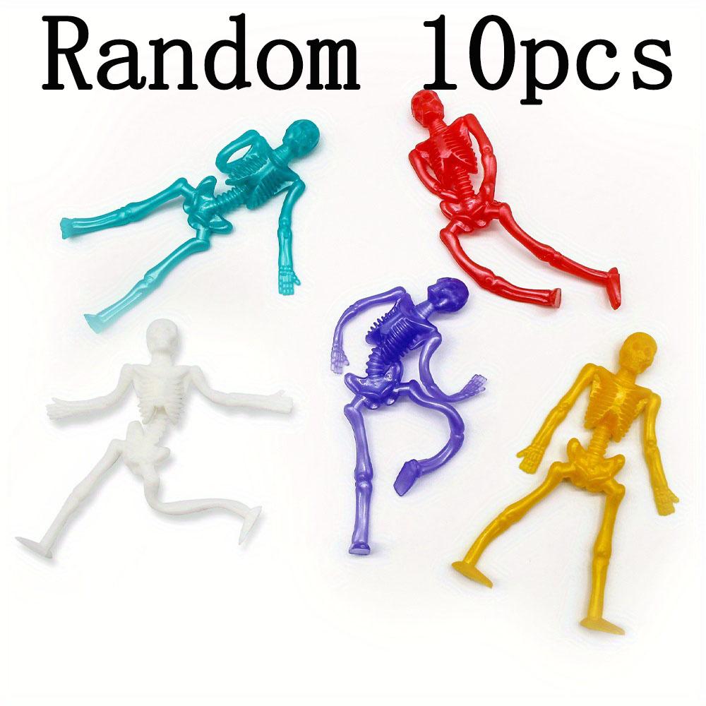 

50/30/20/10 шт. эластичные липкие игрушки-скелеты разных цветов эластичные мягкие игрушки-черепышки для детей на вечеринку Happy Halloween