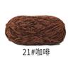 100% Polyester Chenille DIY Crochet Scarf and Shoes Hand-Made with Dye Pattern Use for Weaving Features Violet Bear Hook