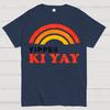 Bruce Willis Yippee Ki Yay Rainbow Cotton Summer Casual Cool Loose T-Shirt