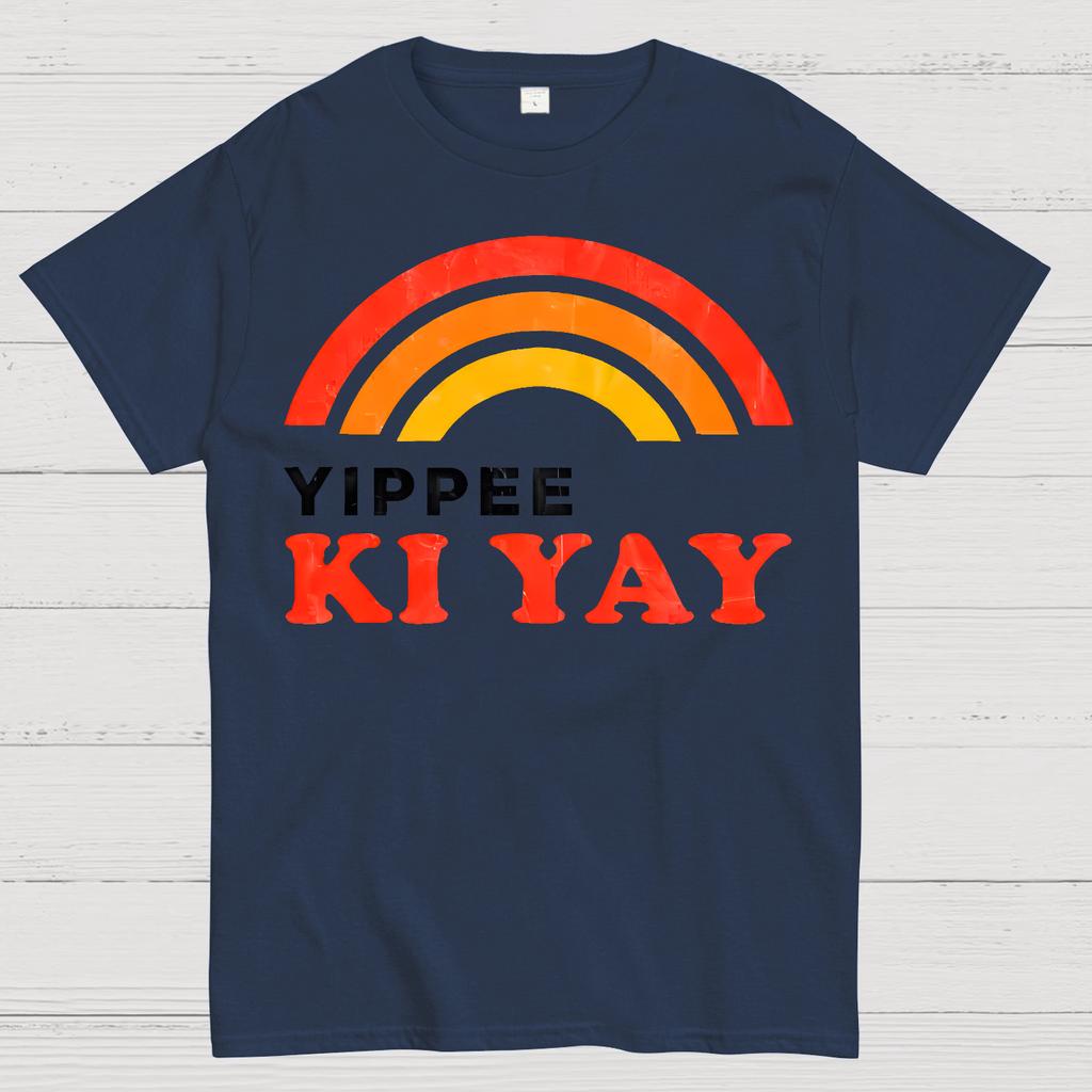 Bruce Willis Yippee Ki Yay Rainbow Cotton Summer Casual Cool Loose T-Shirt