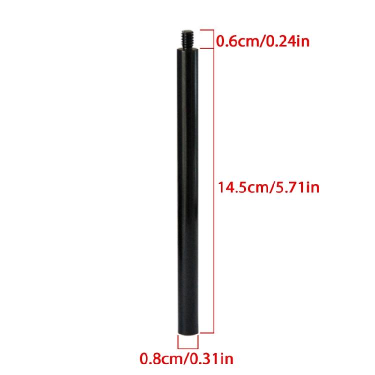 Professional Tripod Extension Rod for Camera Support Tripods and Monopods Stabilizers with 1/4inch Screw Thread