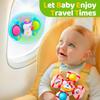 Spinners for Babies Suction Cup Spinner Toy Rotating Crystal Bell Unicorn Bath Toy Silicone Bubbles 1 Years