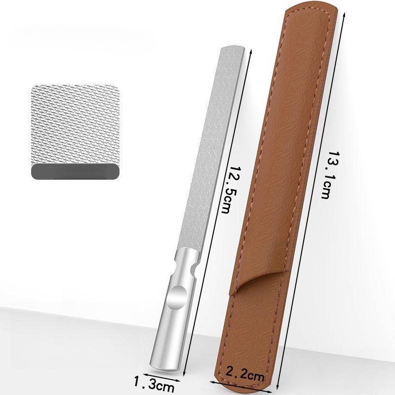 High-Quality Double Sided Nail Files Stainless Steel Manicure Pedicure Grooming For Professional Finger Toe Nails Care Tools