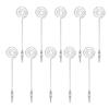 10PCS Round Table Note Clips 15*3cm Metal Table Cards Clip Table Cards Holder  Message Display