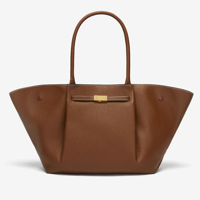 Wings Bag, Genuine Leather Shoulder Tote Bag, High-end Women's Bag, Large Capacity Commuting Dumpling Bag