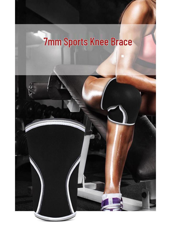 7mm Protective Knee Pads for Weightlifting, Diving, & Fitness - Outdoor & Winter Sports Gear