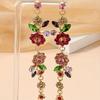 Retro temperament style ladies long earrings