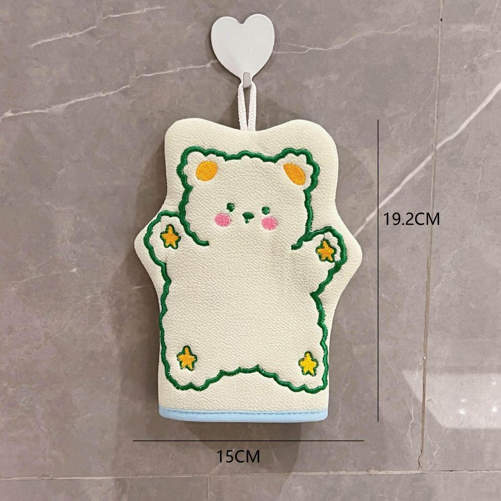 Domácí koupelové utěrky Osušky Cartoon roztomilé sprchové rukavice