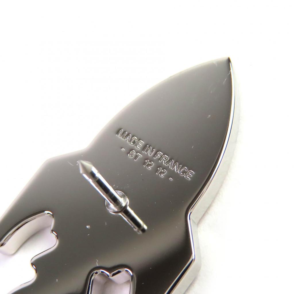 HERMES Brooch Space H Space Ash Crude Cell Pin Badge multicolor Women Used