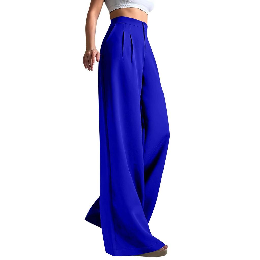 Work Pants Women Business Casual High Waisted Wide Leg Trousers Dressy Work Outfits