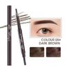 Dual-Ended Eyebrow Pencil with Triangular Tip & Brush - Perfect for All Skin Types